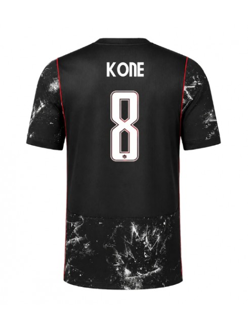 Kanada Ismael Kone #8 Replika Borta Kläder VM 2026 Kortärmad Kanada Ismael Kone #8 Replika Borta Kläder VM 2026 Kortärmad